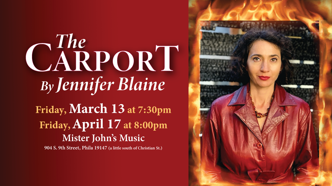 Jennifer Blaine's Carport Show March 13th and April 17th 2026