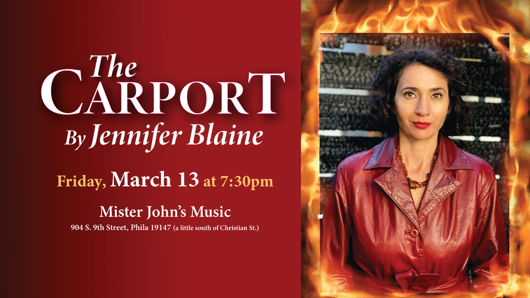 Jennifer Blaine's Carport Show March 13th 2026